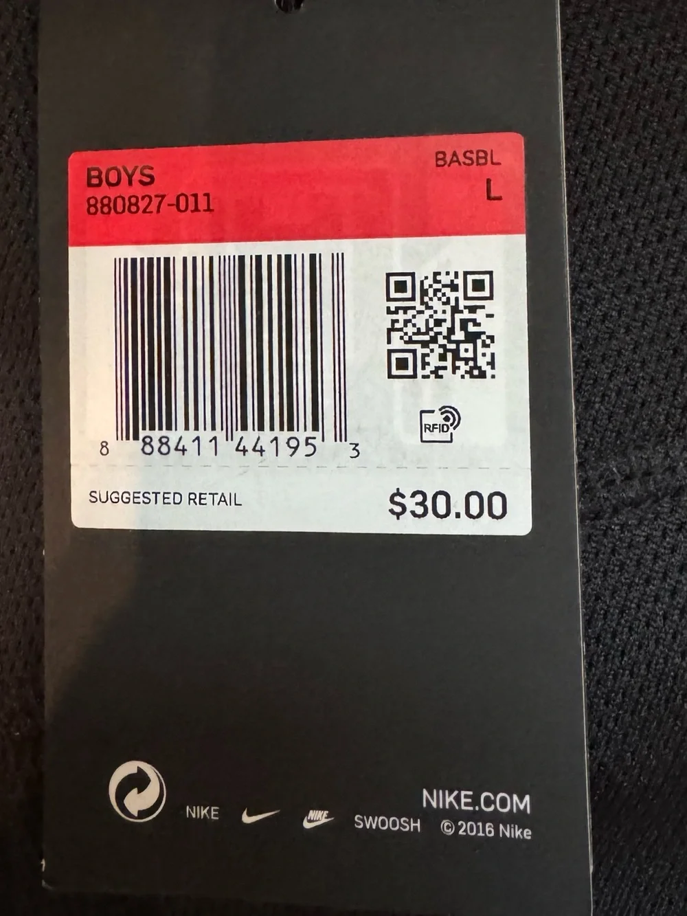 Nike Boys Black Compression Shorts